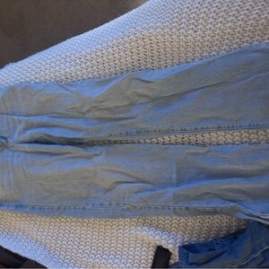 Garage Light Blue Straight Leg Jeans